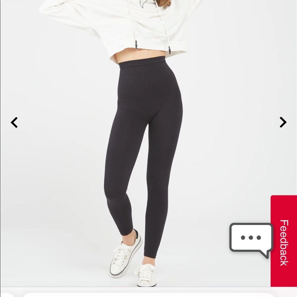 Spanx look at me now seemless legging size larger worn once